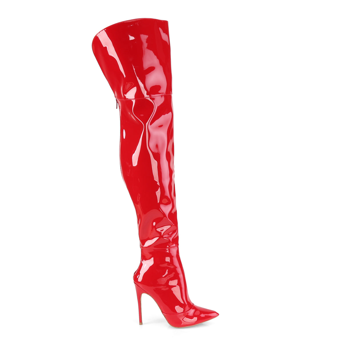 Pleaser Stivali da donna COURTLY-3012 brevetto rosso