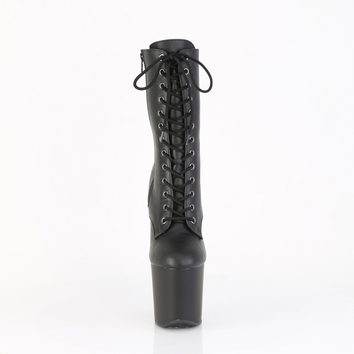 Pleaser Women's Platform Shoes CRAZE-1040 Blk Faux Leather/Blk Matte