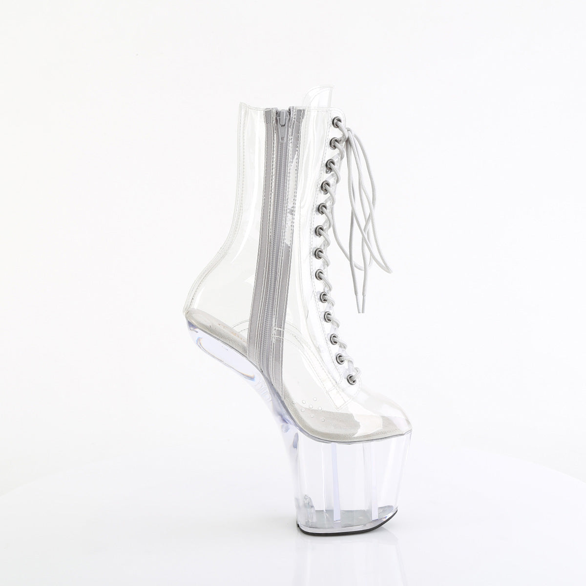 Pleaser Stivali alla caviglia CRAZE-1040c CLR/CLR
