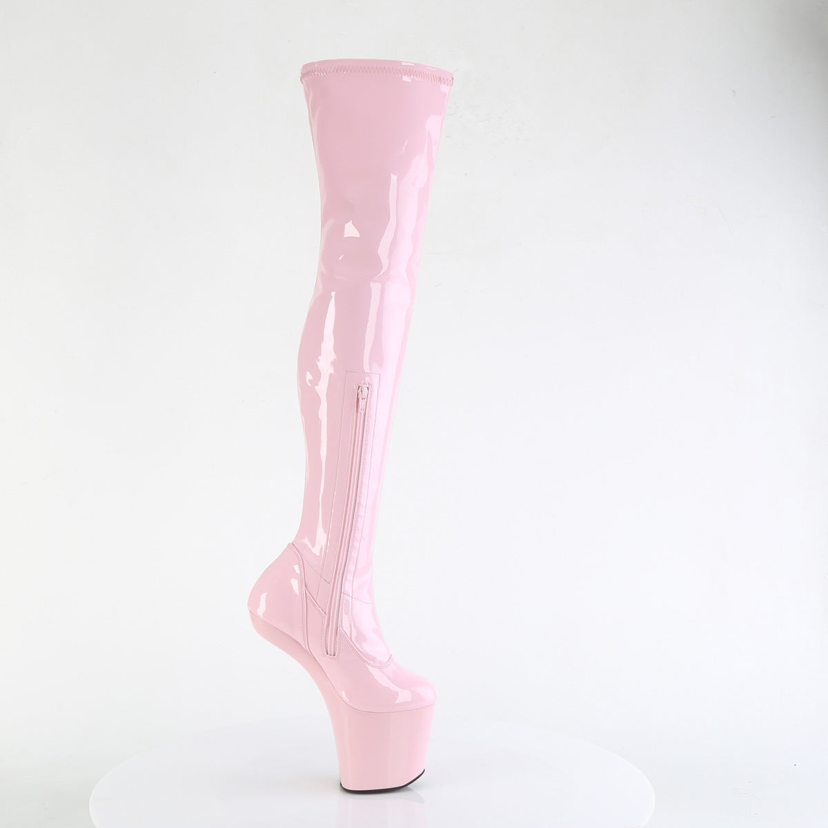 Pleaser Boots CRAZE-3000 B. Pink Str. Pat/B. Pink