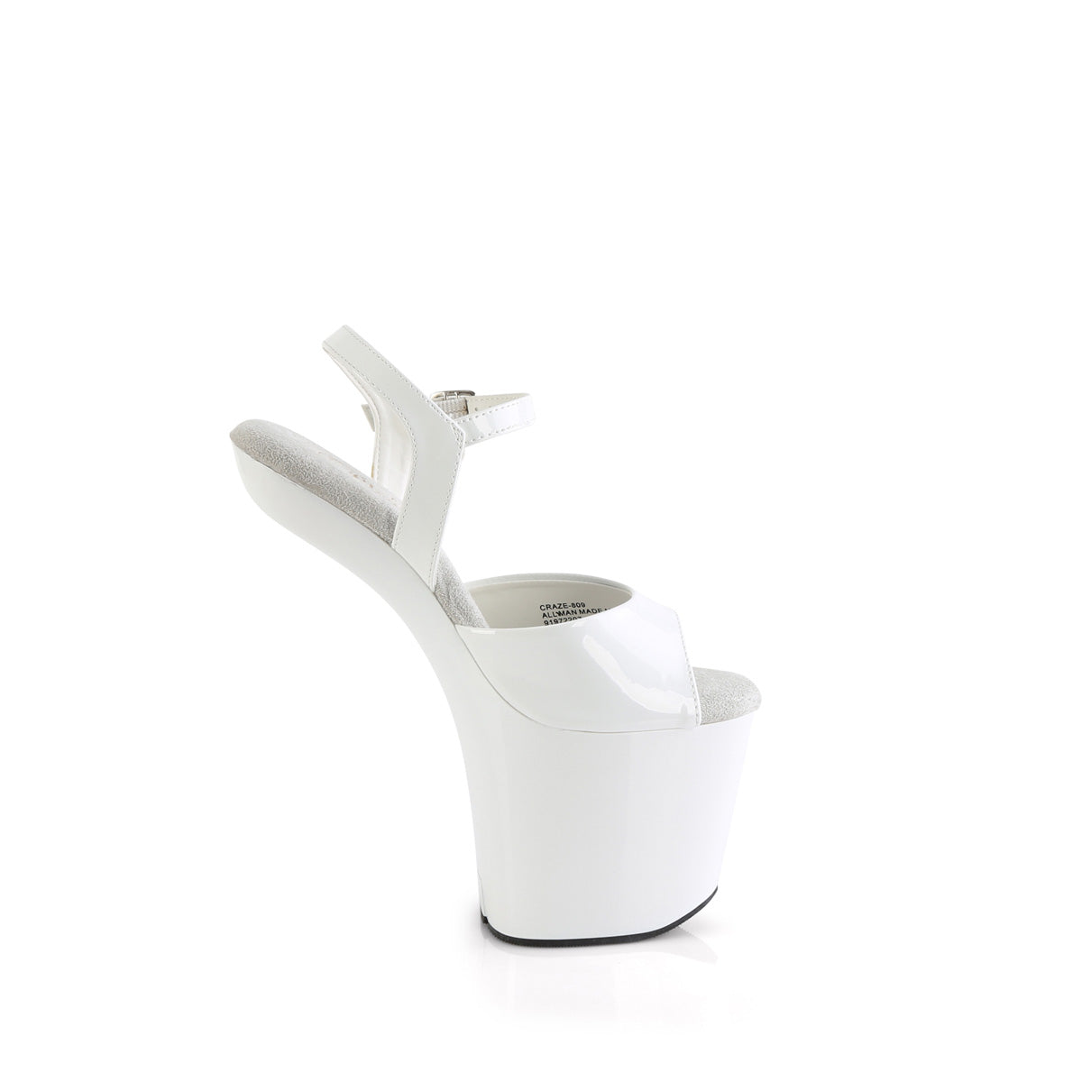 Pleaser Sandali CRAZE-809 wht pat/wht