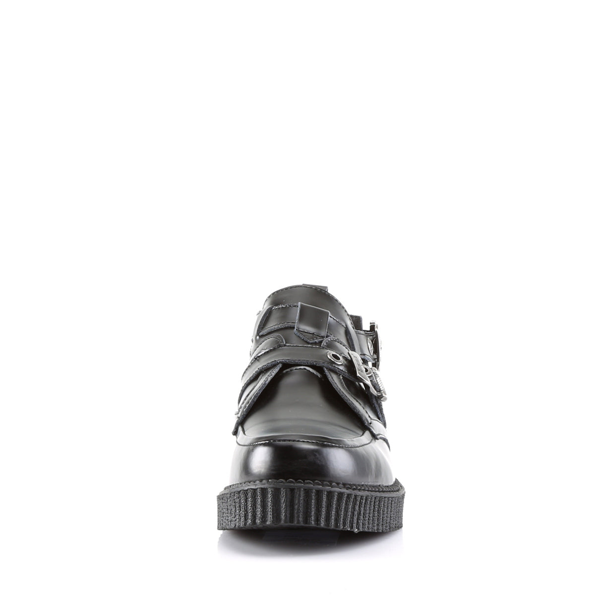 DemoniaCult Scarpa bassa maschile CREEPER-615 pelle BLK