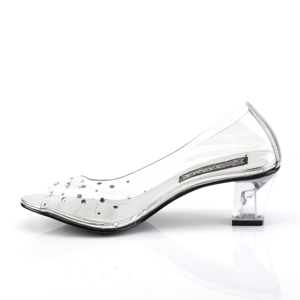 Funtasma Pompe da donna CRYSTAL-100 CLR Lucite.