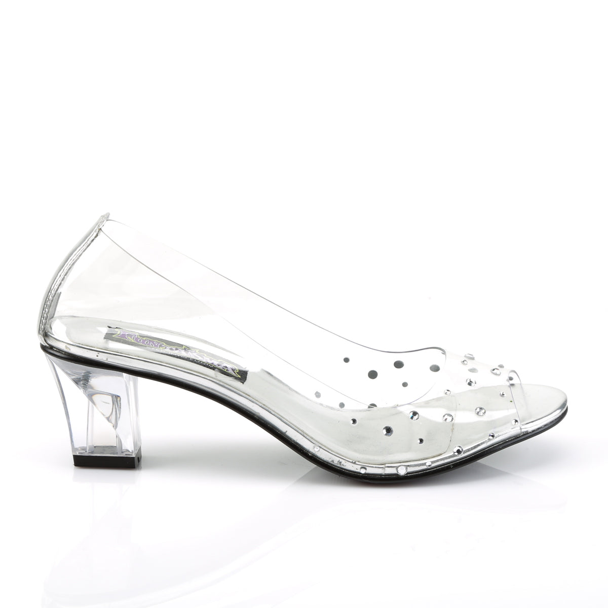 Funtasma Pompe da donna CRYSTAL-100 CLR Lucite.
