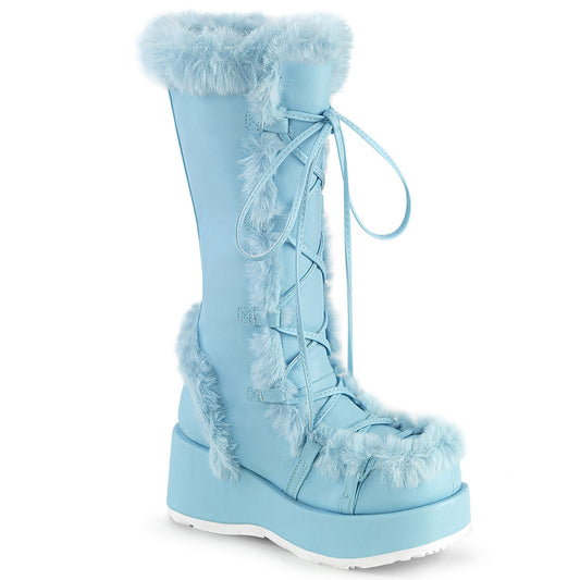 DemoniaCult   Cubby-311 B. Blue Vegan Pelle