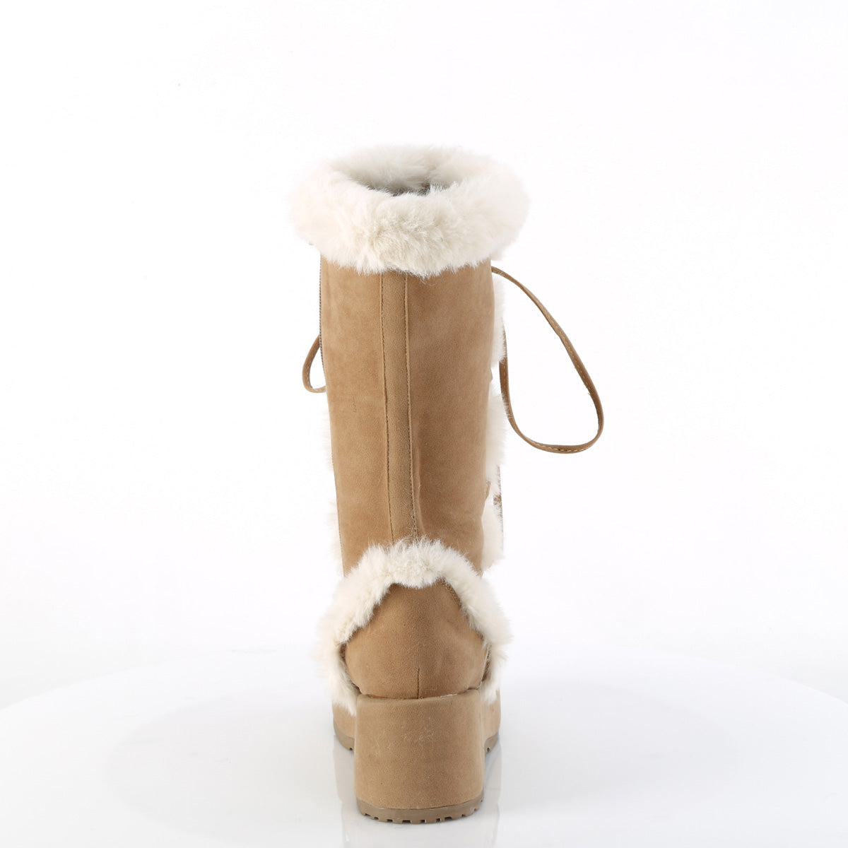 DemoniaCult Cubby-311 Camel Suede vegano