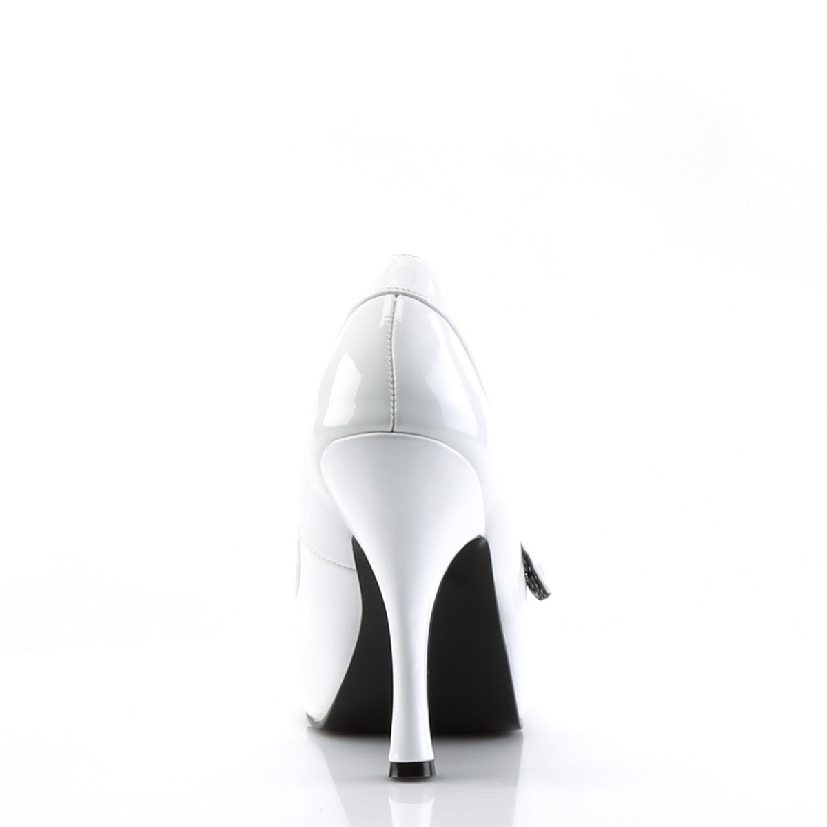 Pin Up Couture Pompe da donna CUTIEPIE-02 Wht Pat.
