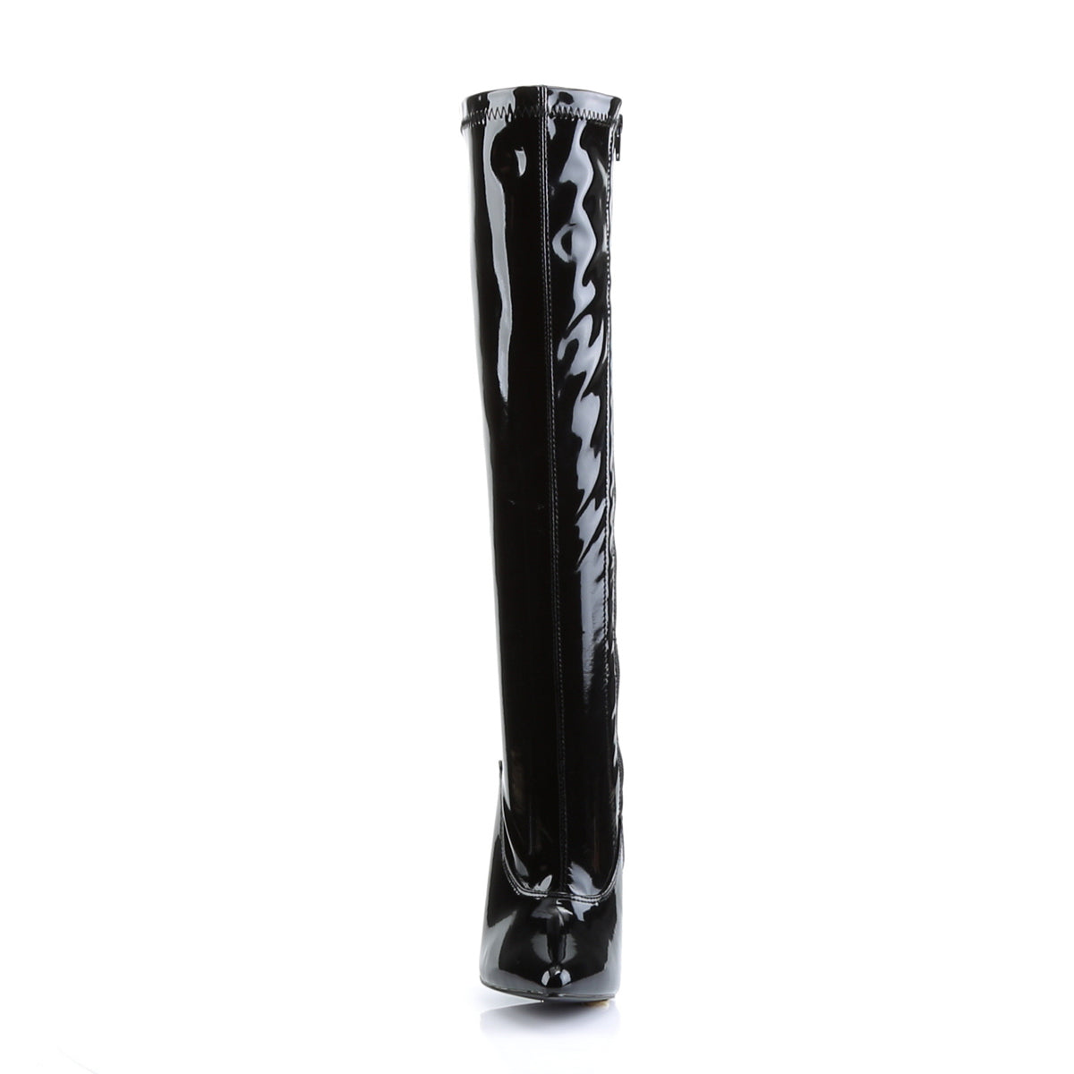 Devious Stivali da donna DAGGER-2064 BLK Stretch Pat