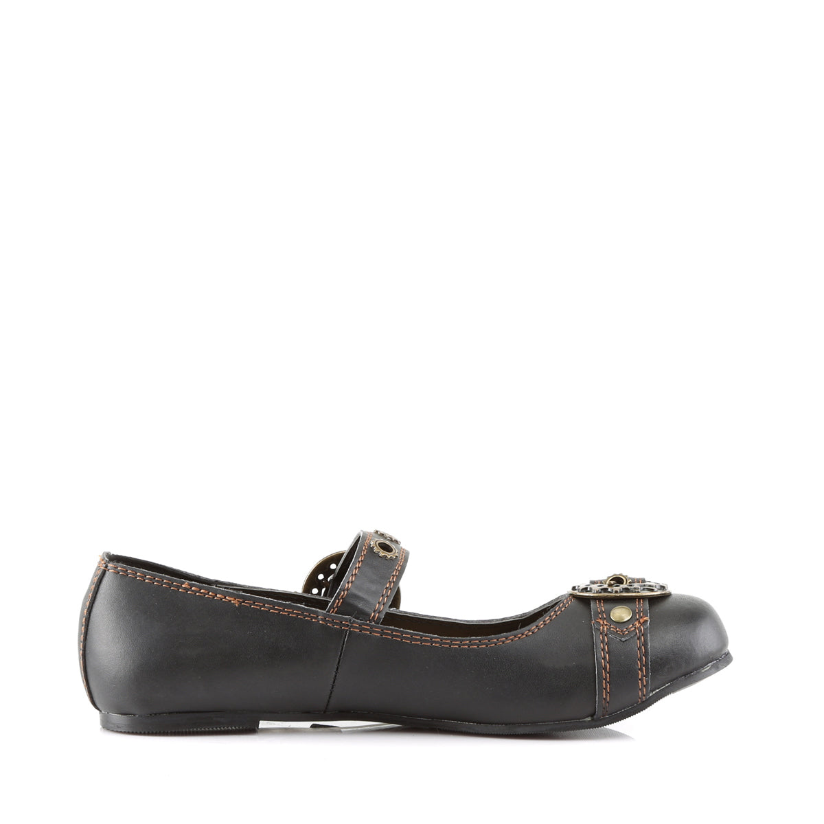 DemoniaCult Scarpa bassa femminile DAISY-09 pelle vegana BLK