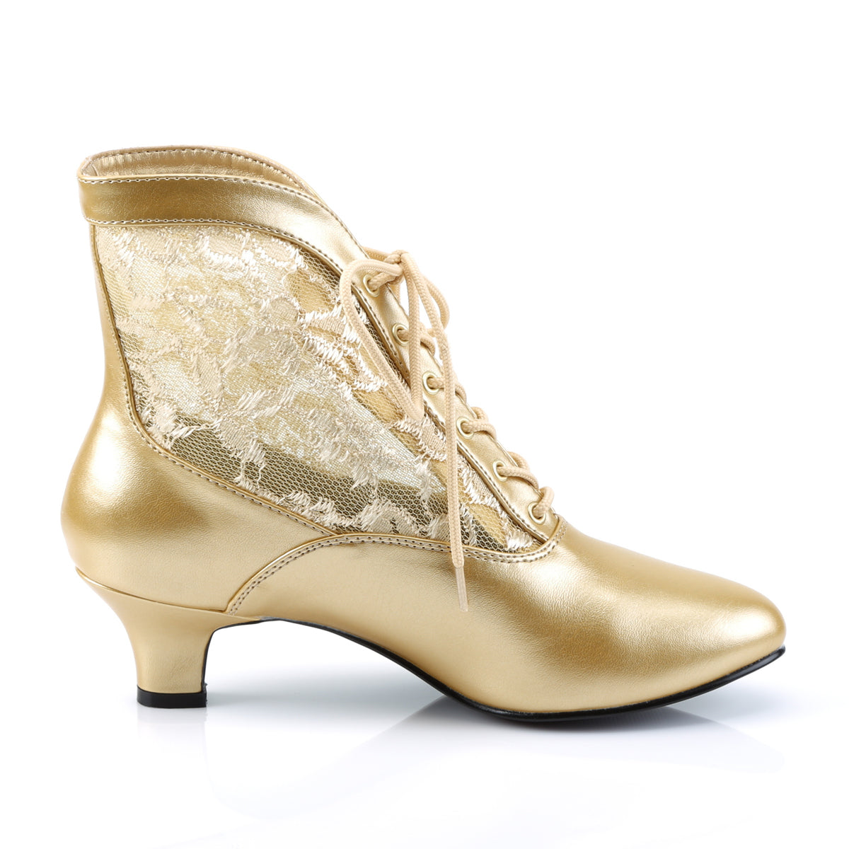 Funtasma Stivaletti da donna DAME-05 PU-pizzo oro