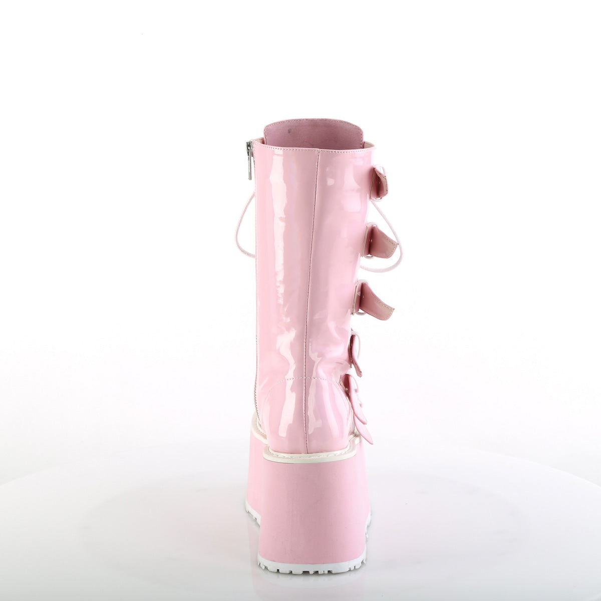 DemoniaCult Stivali DAMNED-225 B. Pink Holo Pat
