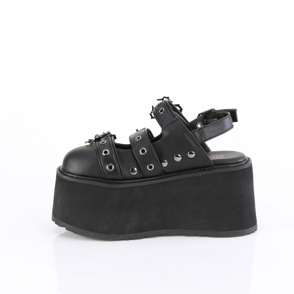 DemoniaCult DAMNED-27 pelle vegana BLK