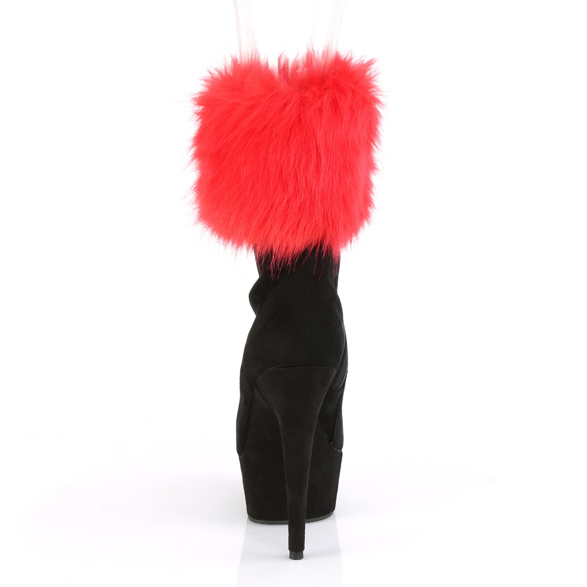 Pleaser Stivaletti da donna DELIGHT-1000 BLK FAUX SAMEED / BLK FAUX Suede Suede