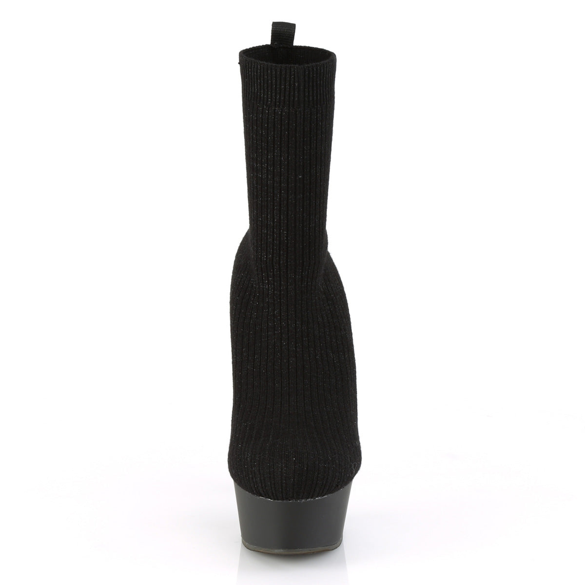 Pleaser Stivaletti da donna DELIGHT-1002-2 BLK Stretch Stretch Tessuto / Blk Matte