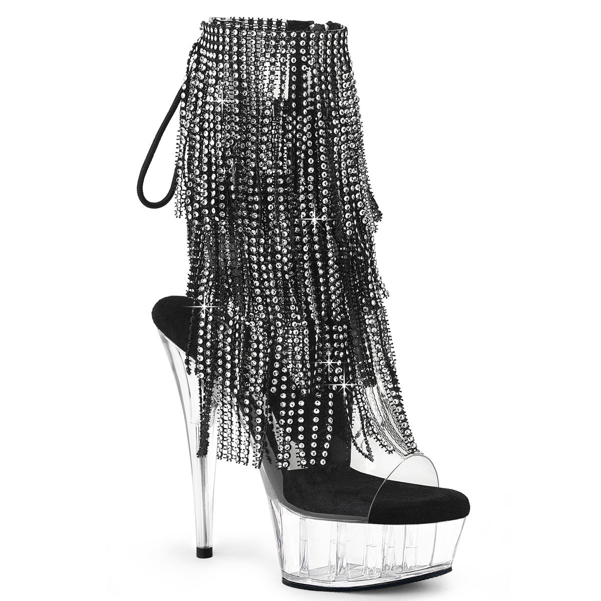 Pleaser DELIGHT-1017rsf clr-blk/clr