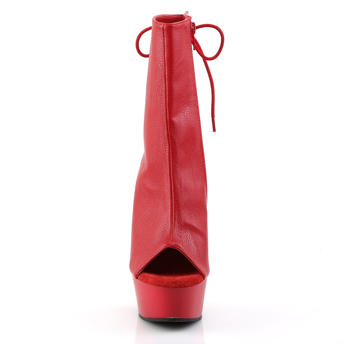 Pleaser Stivaletti da donna DELIGHT-1018 ridotto in ecopelle / rosso
