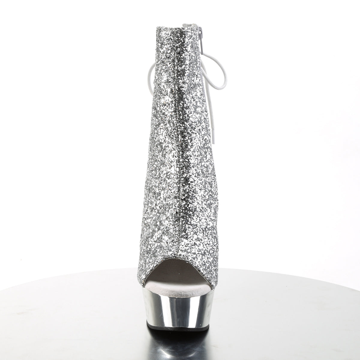 Pleaser Stivaletti da donna DELIGHT-1018G SLV GLTR / SLV Chrome