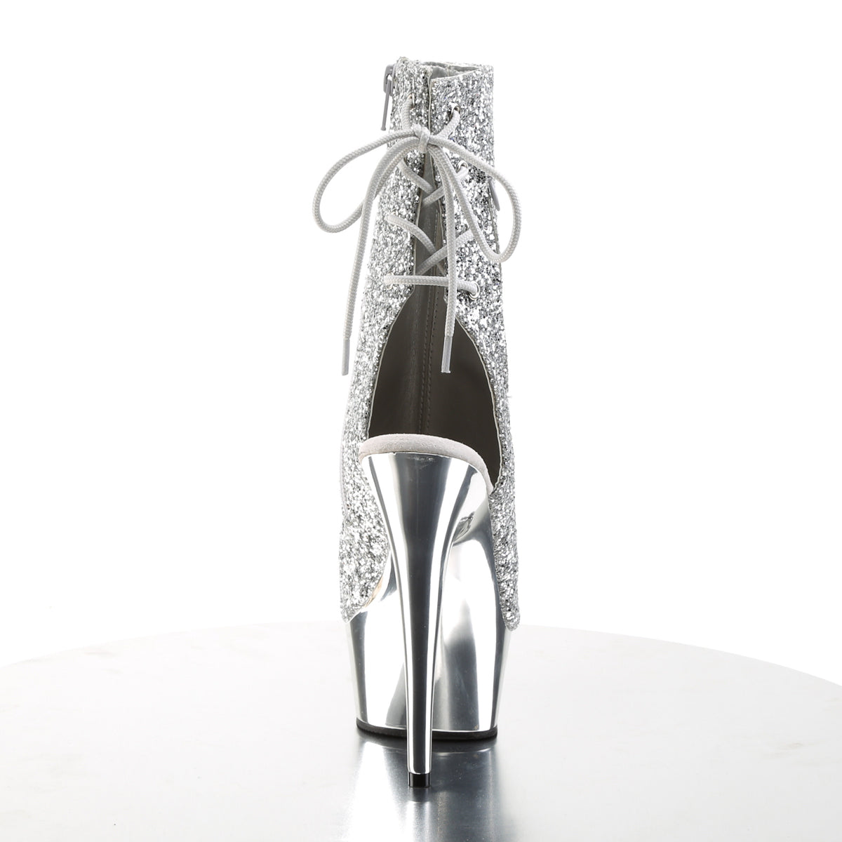 Pleaser Stivaletti da donna DELIGHT-1018G SLV GLTR / SLV Chrome