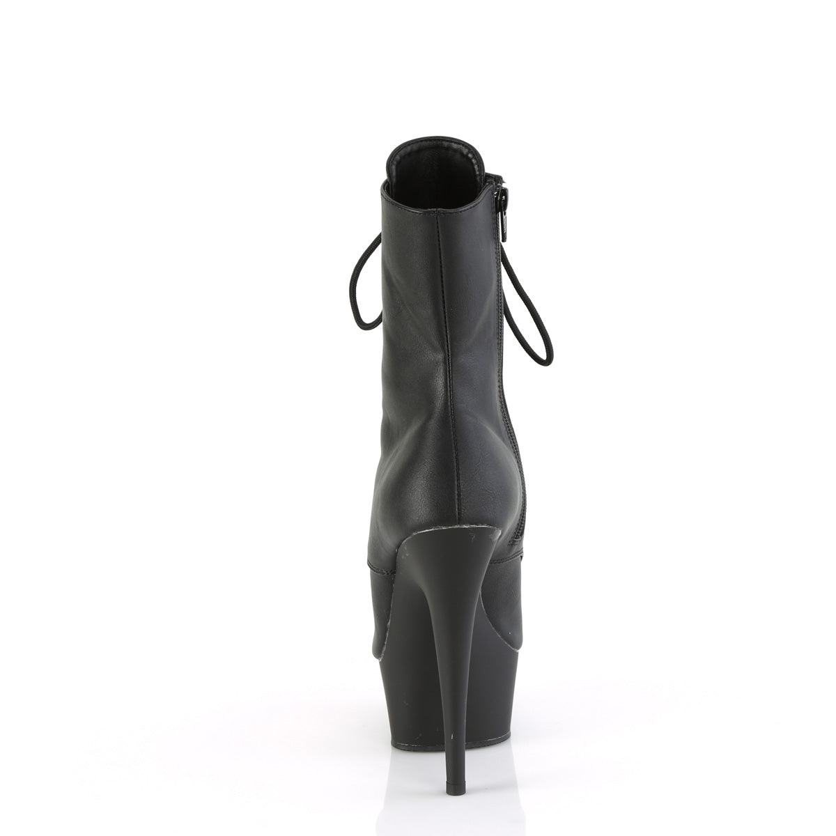 Pleaser DELIGHT-1021 blk in pelle finta/blk opaca