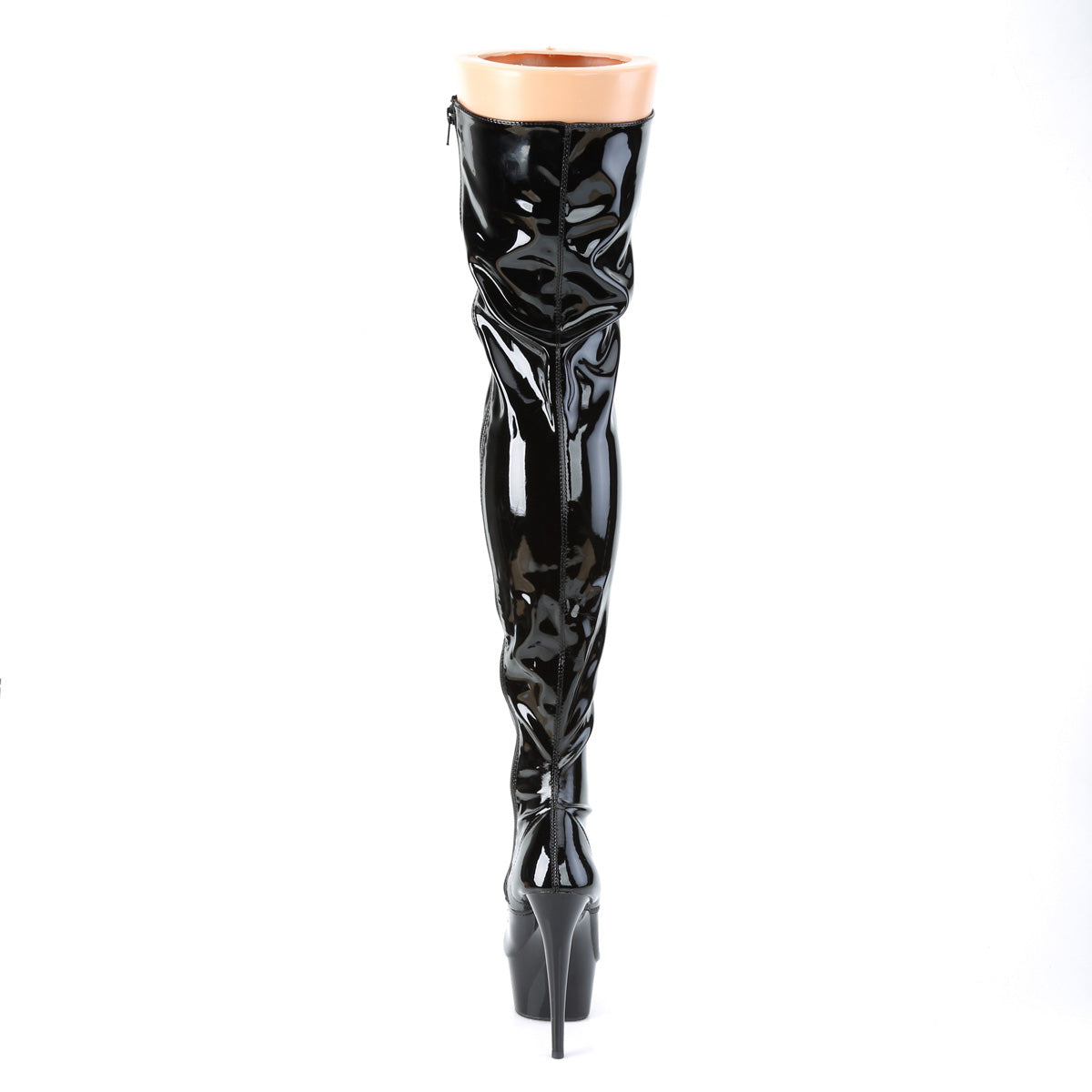Pleaser Stivali da donna DELIGHT-3023 Blk Str Pat / Blk