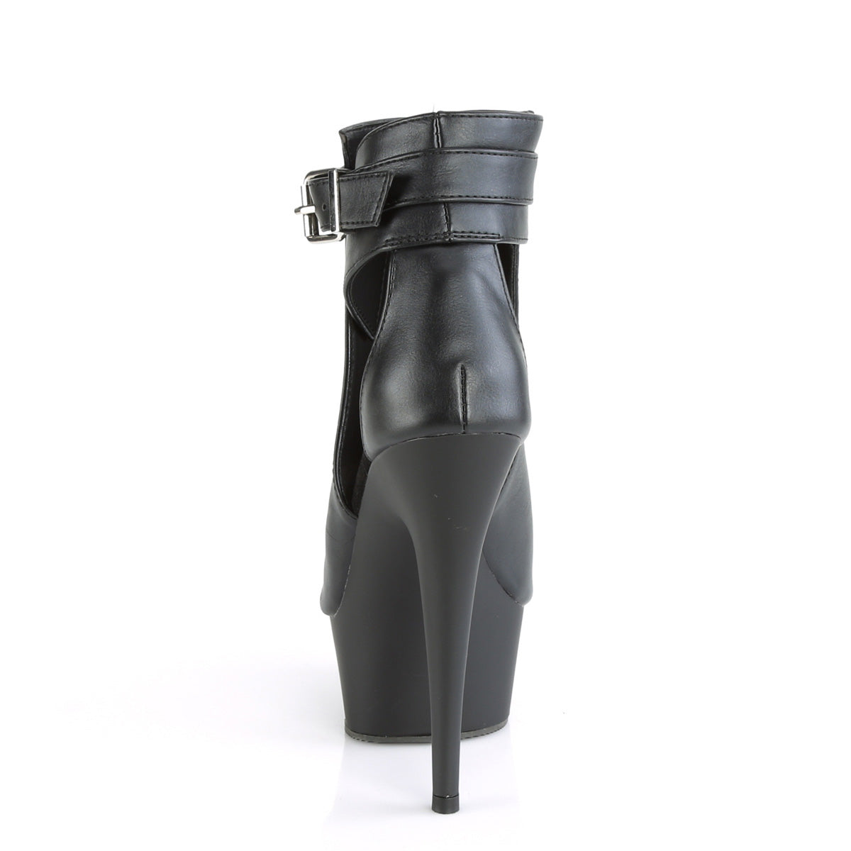 Pleaser Stivaletti da donna DELIGHT-600-10 Blk in ecopelle / BLK opaco