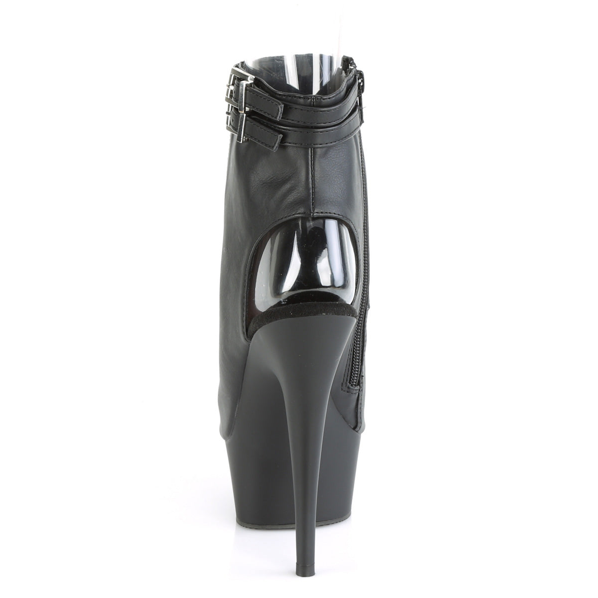 Pleaser Stivaletti da donna DELIGHT-600-18 BLK Pelle ecopelle / Blk Matte
