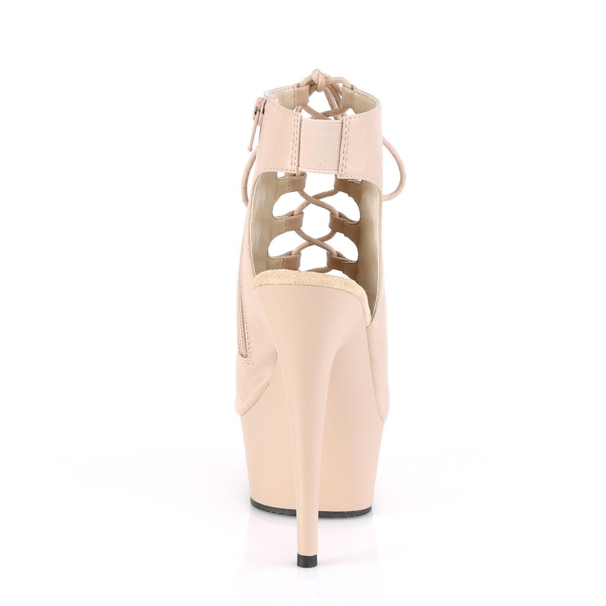 Pleaser Stivaletti da donna DELIGHT-600-20 Nudo in ecopelle / Nude Matte