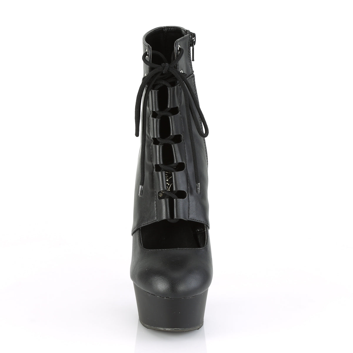 Pleaser Stivaletti da donna DELIGHT-600-21 BLK Pelle in ecopelle / Blk Matte