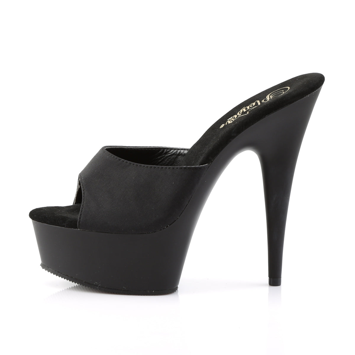 Pleaser Sandali da donna DELIGHT-601PS Blk Potosoie / Blk Matte