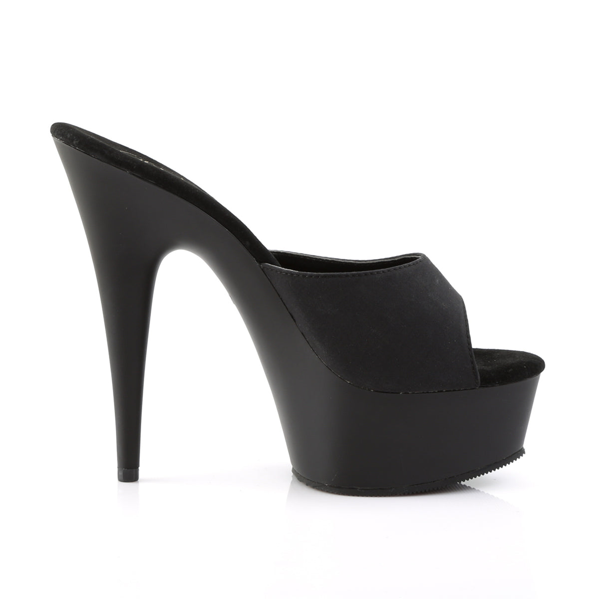 Pleaser Sandali da donna DELIGHT-601PS Blk Potosoie / Blk Matte