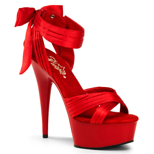 Pleaser Sandali da donna DELIGHT-668 Rosso raso / rosso