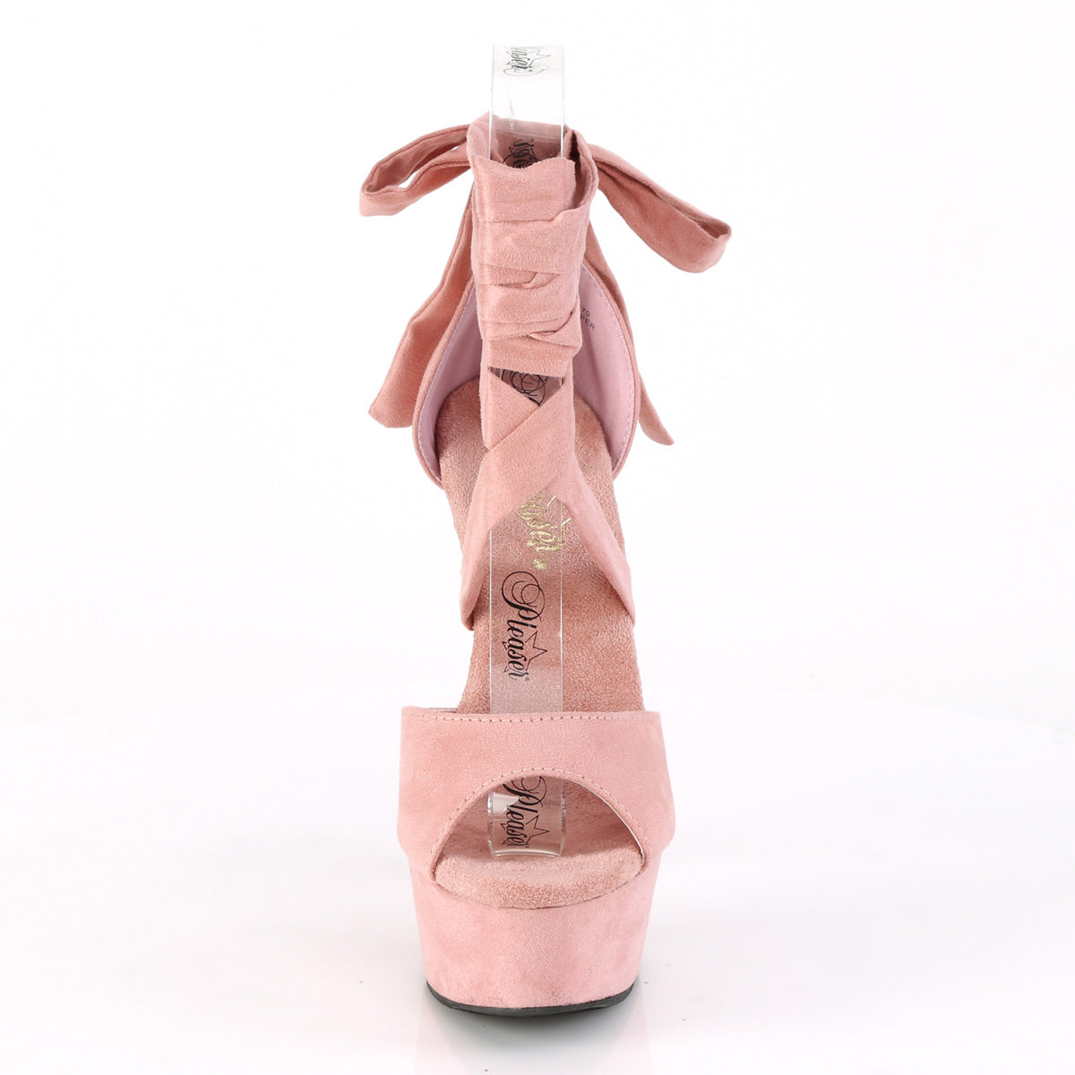 Pleaser Sandali da donna DELIGHT-679 B. Pink Faux Suede / B. Pink Fex Suede