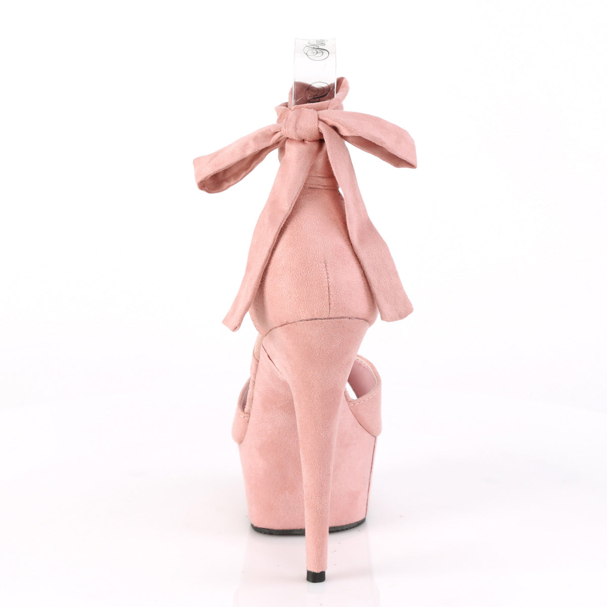 Pleaser Sandali da donna DELIGHT-679 B. Pink Faux Suede / B. Pink Fex Suede