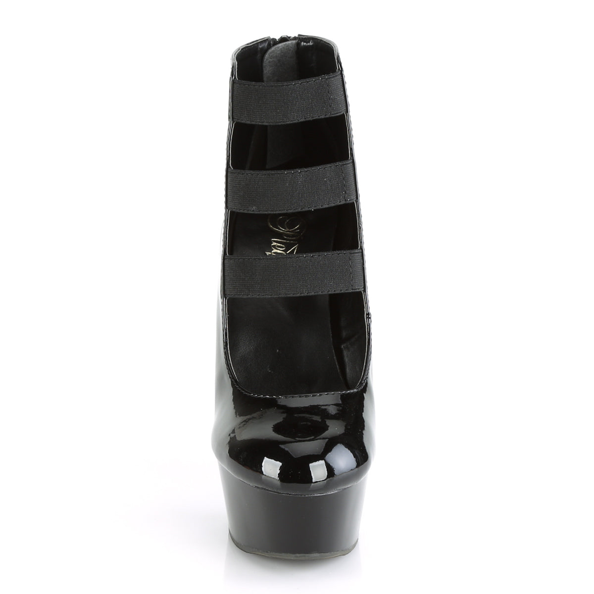 Pleaser Sandali da donna DELIGHT-684 BLK PAT / BLK