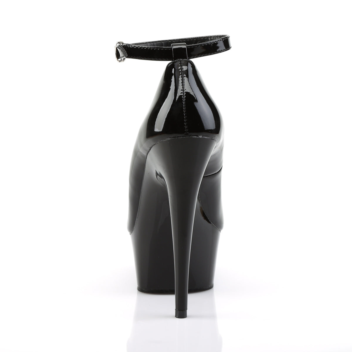 Pleaser Sandali da donna DELIGHT-686 BLK PAT / BLK
