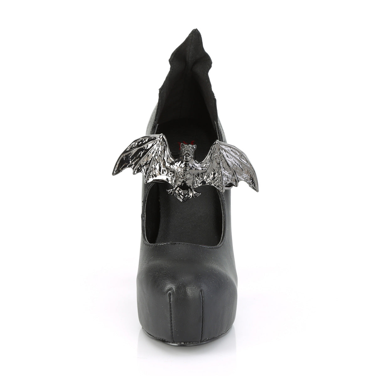 DemoniaCult Pompe da donna DEMON-18 pelle vegana BLK