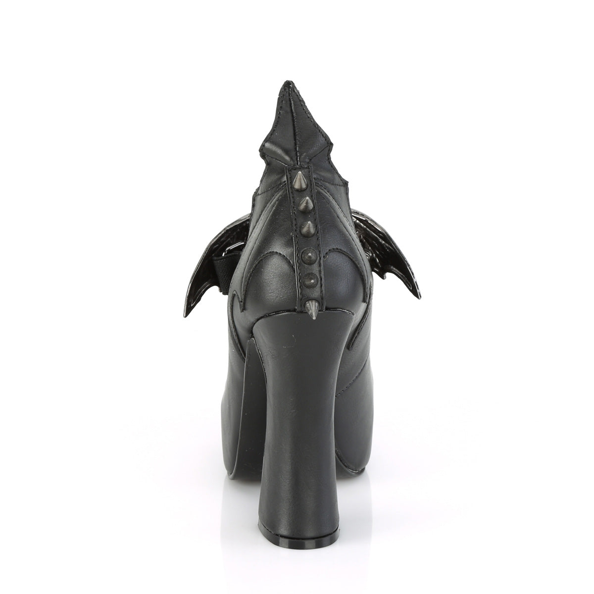 DemoniaCult Pompe da donna DEMON-18 pelle vegana BLK