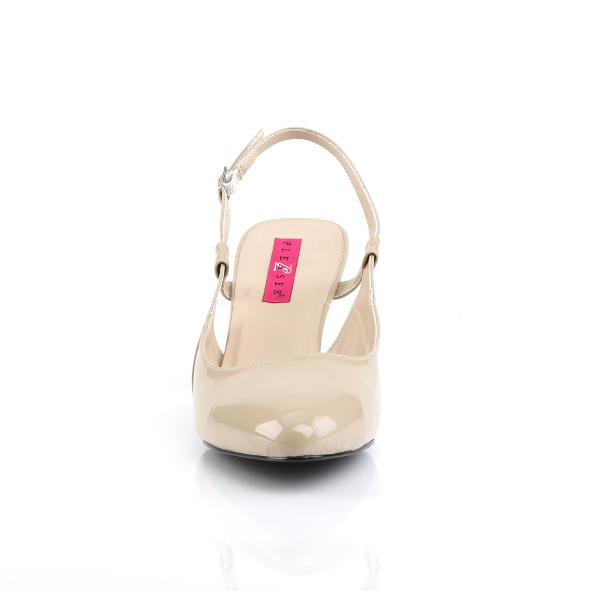 Pleaser Pink Label Pompe da donna DIVINE-418 panette crema.