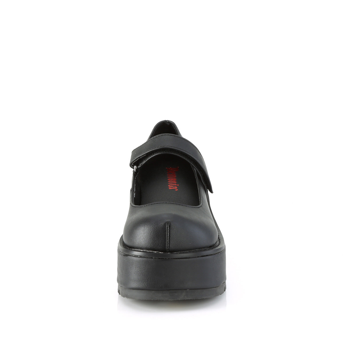 DemoniaCult Pompe da donna DOLLIE-01 pelle vegana BLK