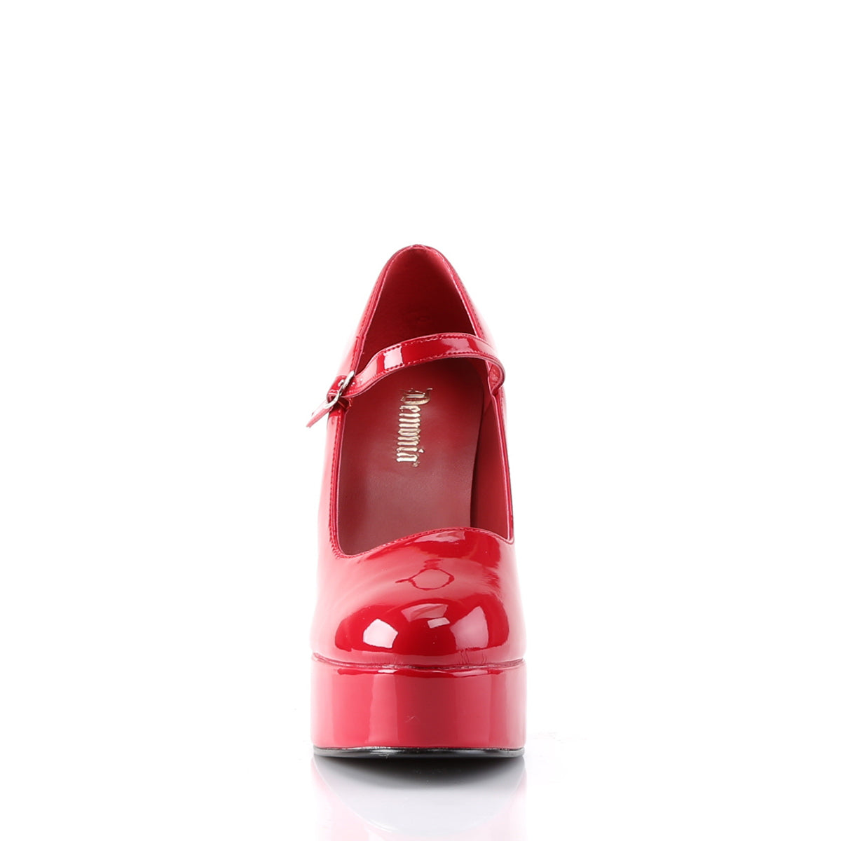 DemoniaCult Womens Pumps DOLLY-50 Red Pat