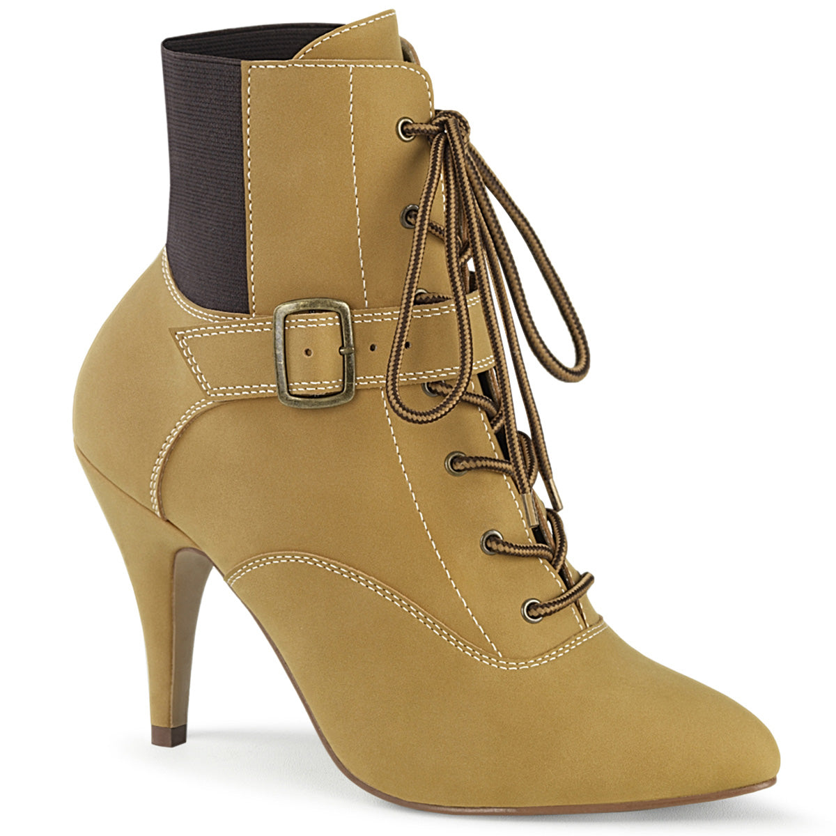 Pleaser Pink Label Pompe da donna DREAM-1022 cuoio nubuck tabuax tan tan