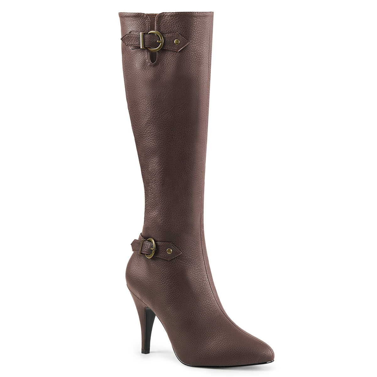 Pleaser Pink Label Stivali da donna DREAM-2030 Pelle ecopelle marrone