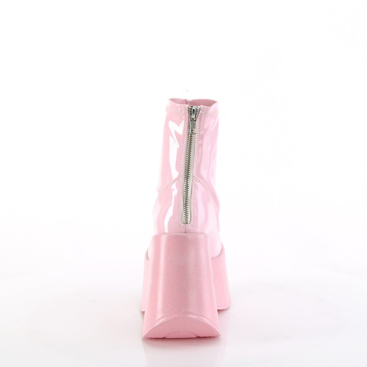 DemoniaCult Stivali alla caviglia DYNAMITE-100 b. b. rosa holo
