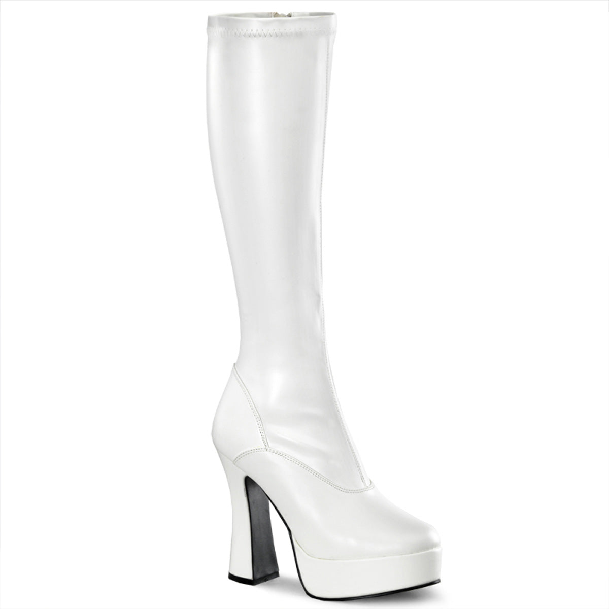Pleaser Stivali da donna ELECTRA-2000Z wht str in pelle