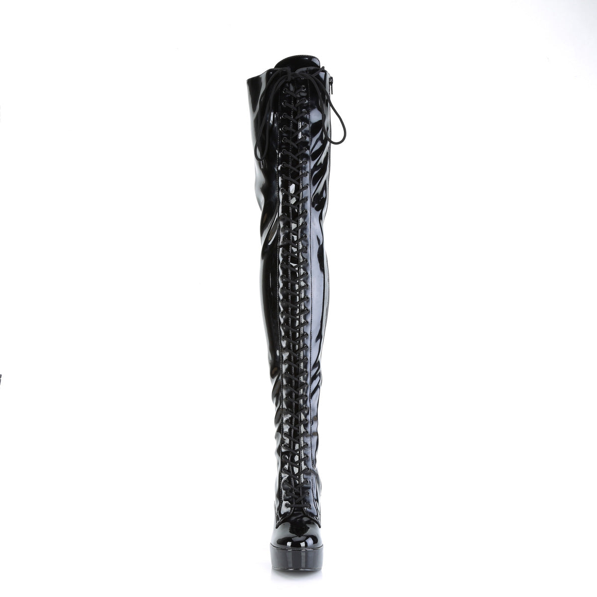 Pleaser Stivali ELECTRA-3023 Blk Str. Pat / Blk.