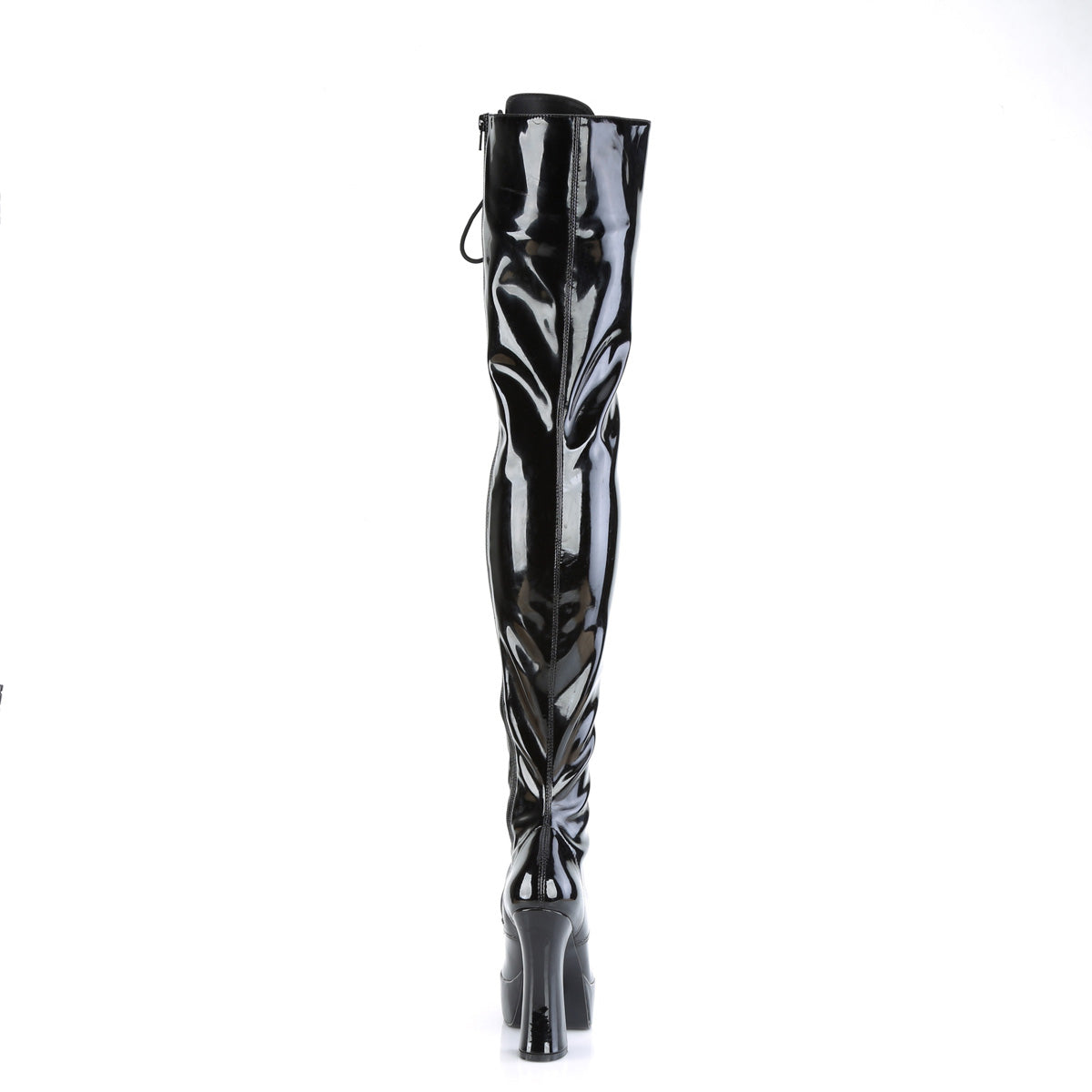 Pleaser Stivali ELECTRA-3023 Blk Str. Pat / Blk.