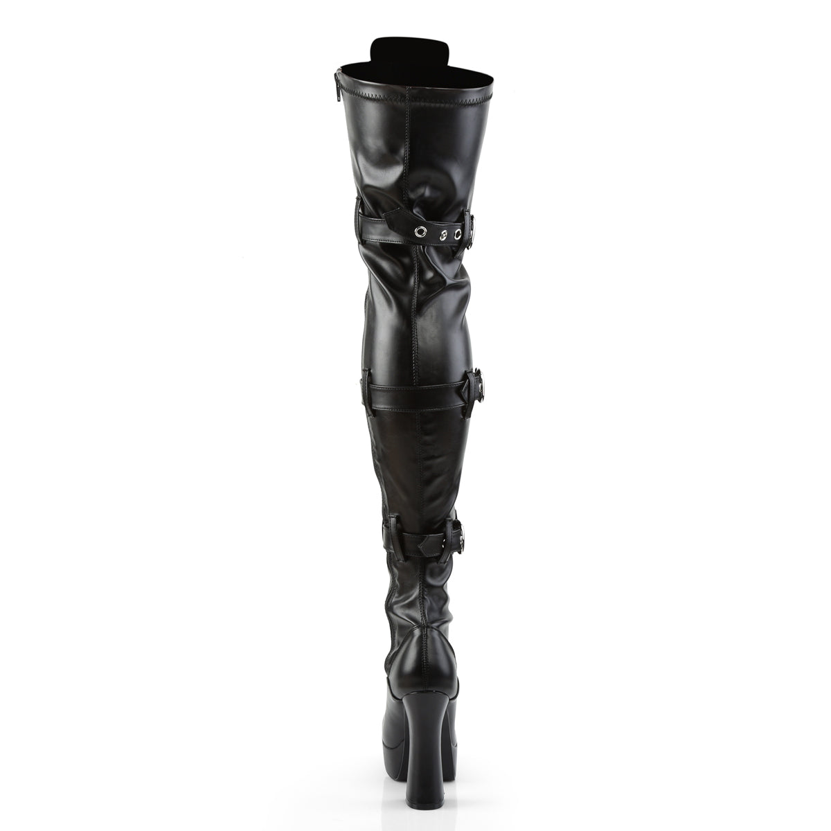 Pleaser Stivali da donna ELECTRA-3028 BLK STR Ecopelle
