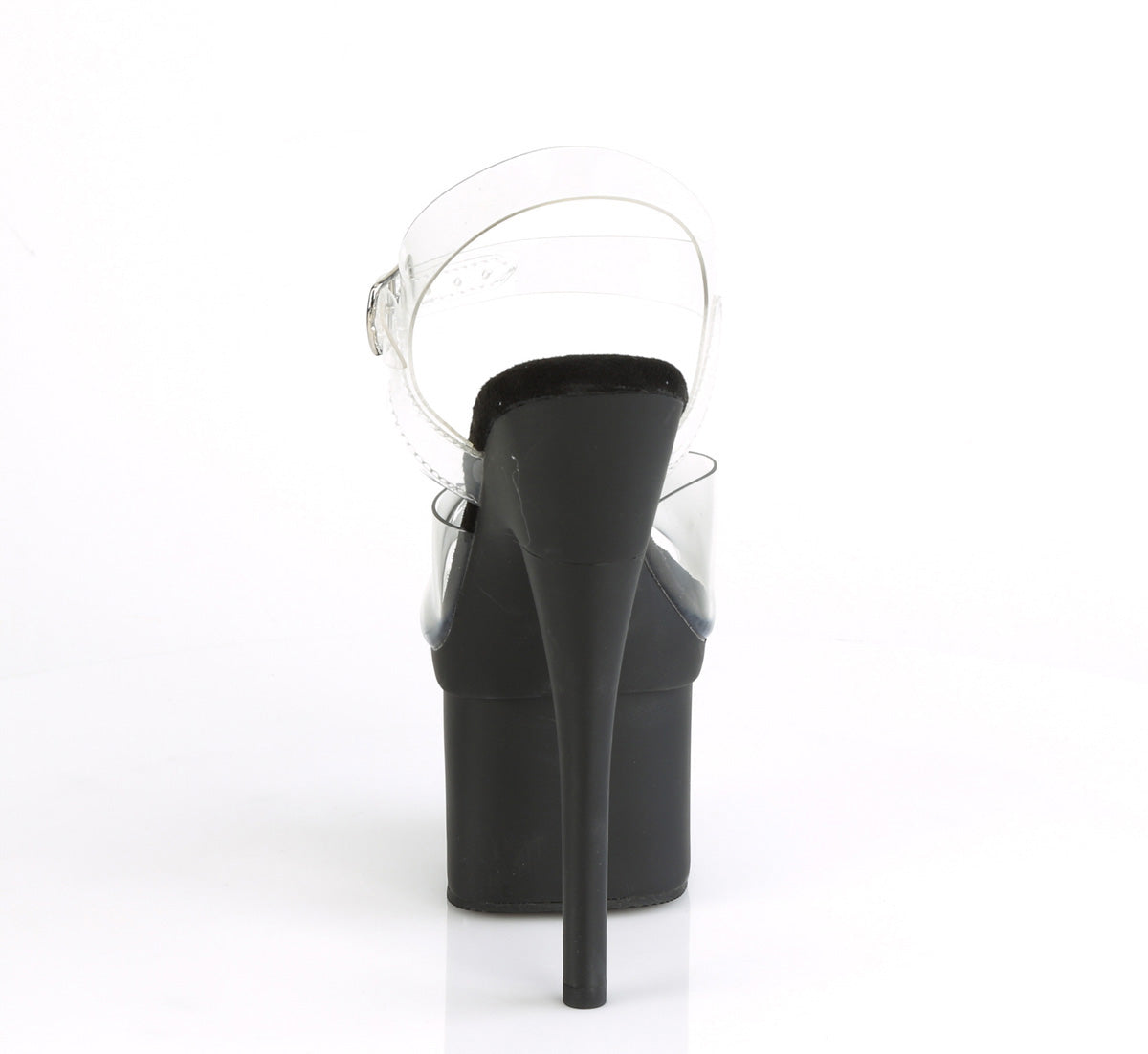 Pleaser Sandali da donna ESTEEM-708 CLR / BLK opaco