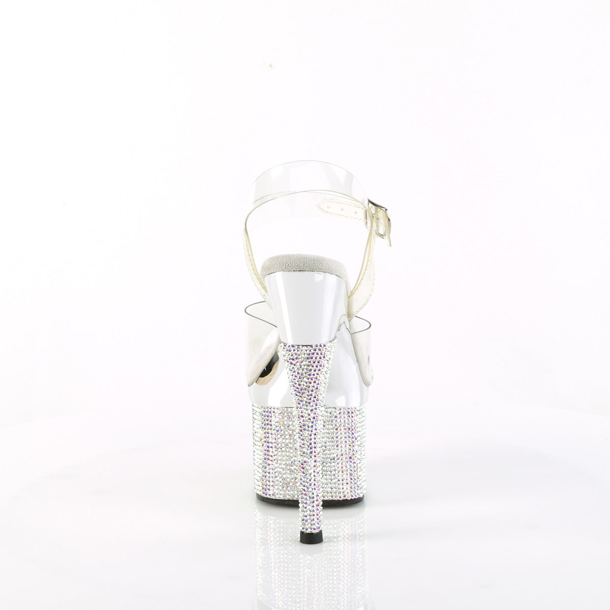 Pleaser Sandali ESTEEM-708dm CLR/SLV Chrome-SLV AB RS