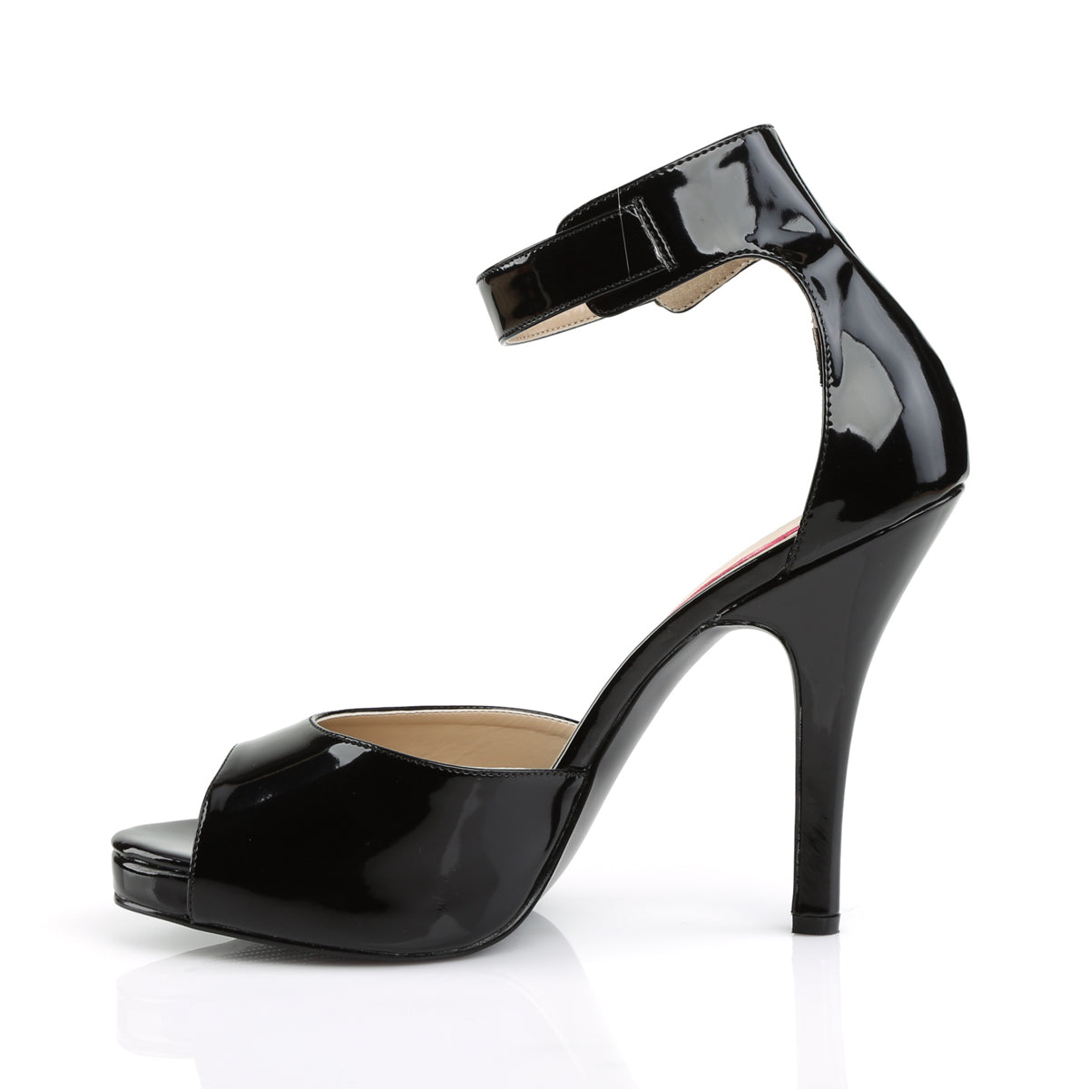Pleaser Pink Label Pompe da donna EVE-02 BLK PAT
